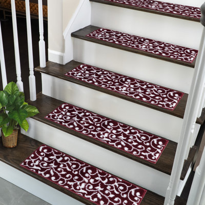 Tapis d'escalier intérieur 9 po x 28 po Segura Treillis