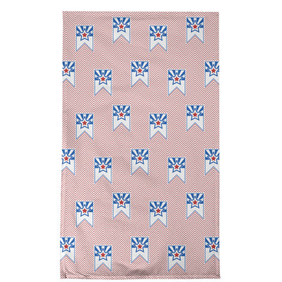 Serviette de thé à drapeau fête