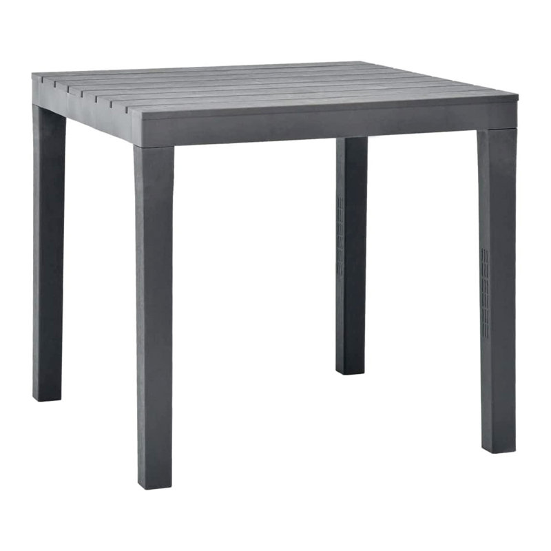 Landaff 4 - Person Patio Dining Set with Rectangular Table, Gray
