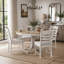 Ensemble de table de salle à manger 5 pièces avec table extensible et chaises rembourrées, pour une décoration polyvalente-132968406-132968407-132968409-132968412