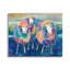 Conception amusante et mignonne «Bold Rainbow Farm Sheep» par MB Cunningham - Peinture-70553235-70553234
