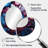 Blue And Purple Seamless Marble Volcano III - Blue Oval Wall Mirror Decor-1903963442