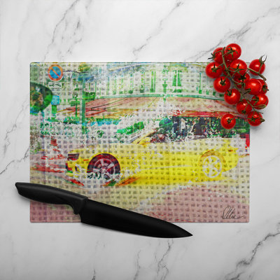Champs Elysees Camero Glass Chopping Board