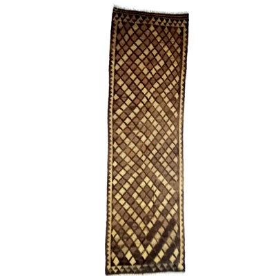 Runner Restrepo Geometric Hand Woven 90cm X 280cm Area Rug