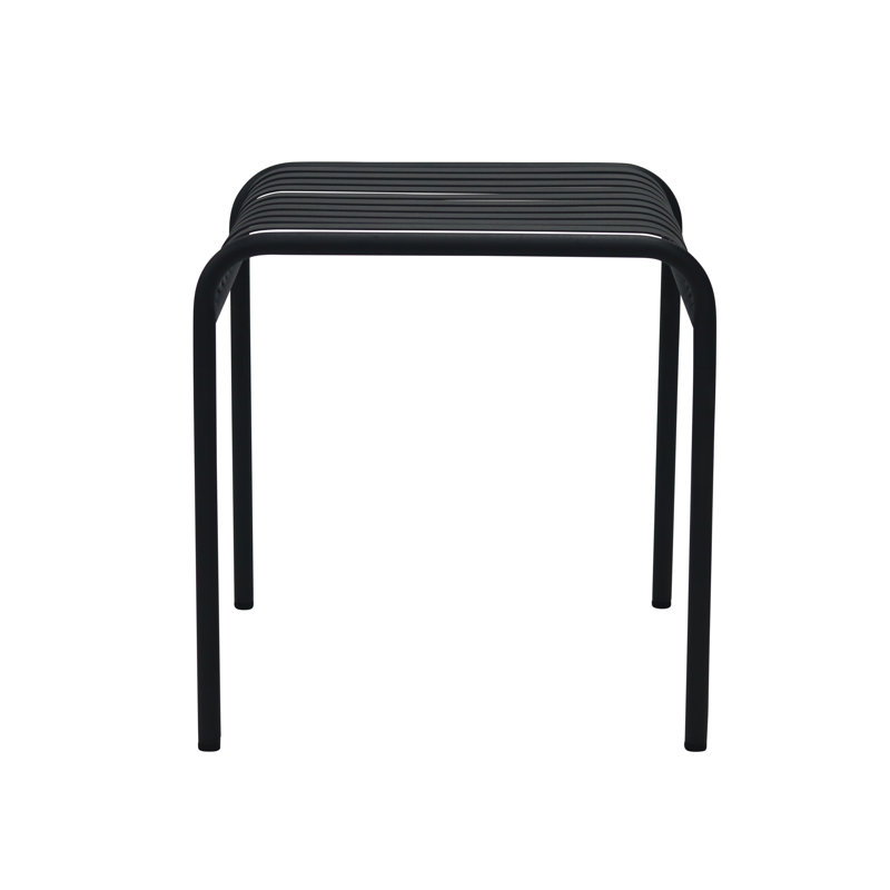Winchester Outdoor Patio Side Table, Black, Black