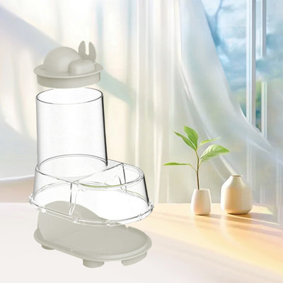 Bol à nourriture avec rangement Hamster, 6,1 x 5,98 x 3,93 pouces, blanc