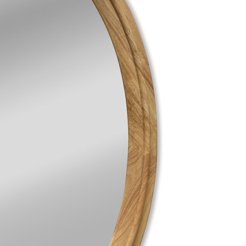 Miroir d'appoint moderne et contemporain Cythera, 33,86 po x 23,43 po
