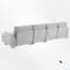 3 - Piece Upholstered L-Shaped Sectional Couch-1504988940