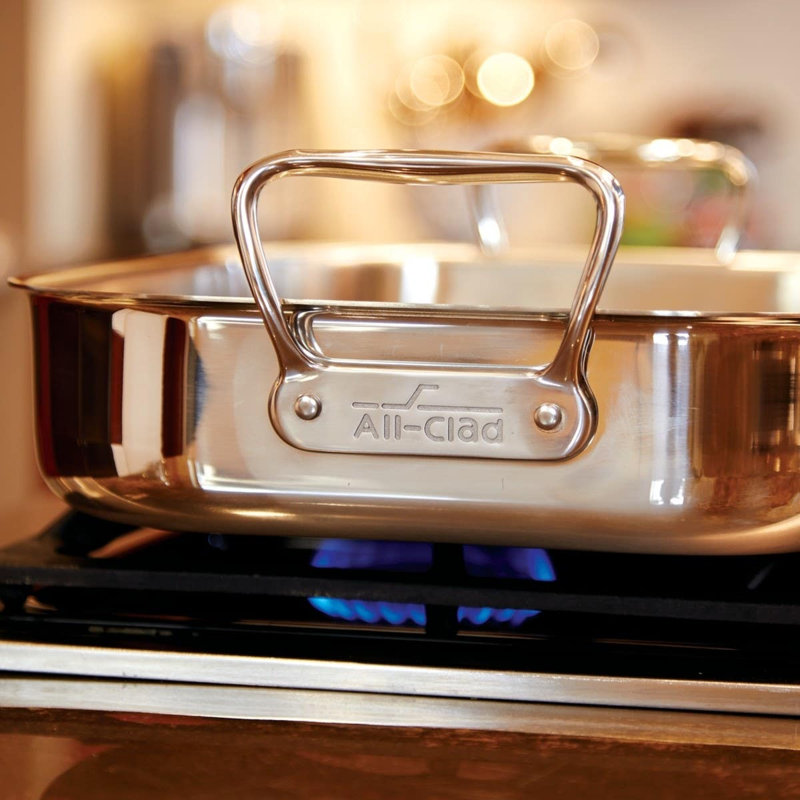 All-Clad Specialty Stainless Steel Rectangular Lasagna Pan with Lid