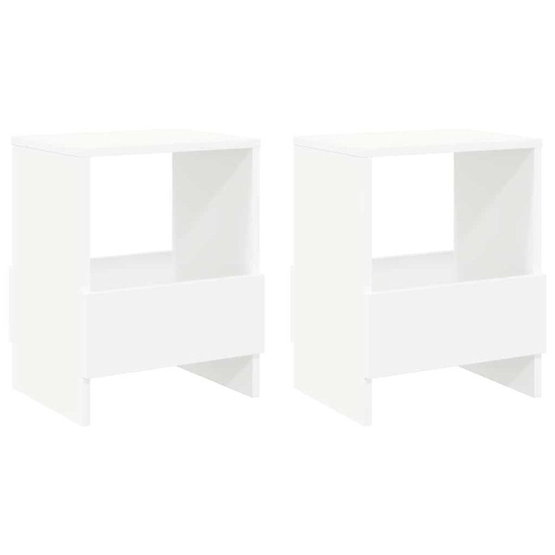 Wood Free Standing Magazine Rack, White