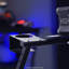 Anman Steering Wheel Stand with Card Slot X-Frame fit for Logitech, Thrustmaster, Fanatec, No Shifter Handbrake, Steering Wheel & Pedal