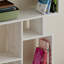Sandra Bookcase | Asymmetric Freestanding Bookcase with 10 Compartments-71167052