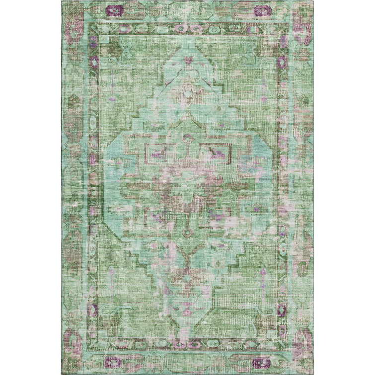 Premium Machine Washable Lubbers AMF1730 Global Rug