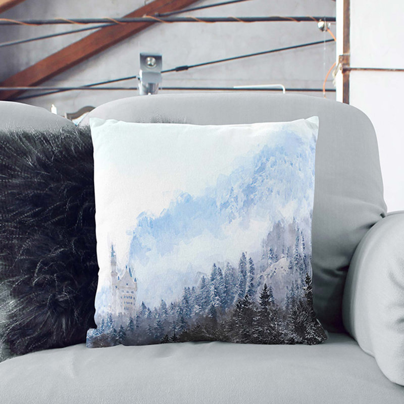 Square Throw Cushion, 55cm H x 55cm W x 20cm D