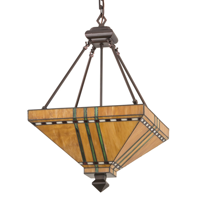 Luminaire suspendu bol 4 lumières unique Matney