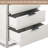 27" End Table with Storage for Living Room, 3 Drawer Sofa Side Table for Office-520367295