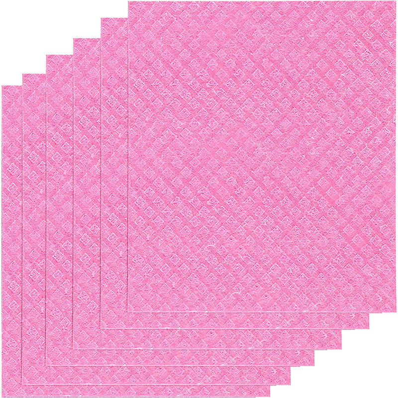 Zulay Kitchen Reusable Eco-Friendly Swedish Dishcloth - 6 Pack