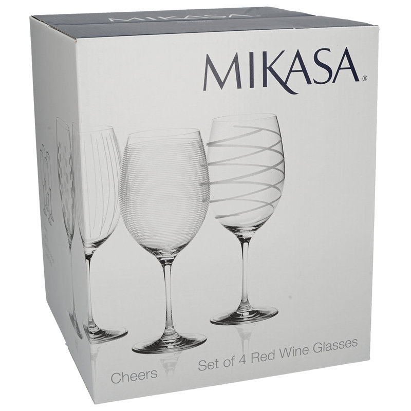 Mikasa Cheers Red Wine Glasses