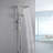 6 Inch Rain Shower Head With Handheld Shower Head Bathroom Rain Shower System-114230363