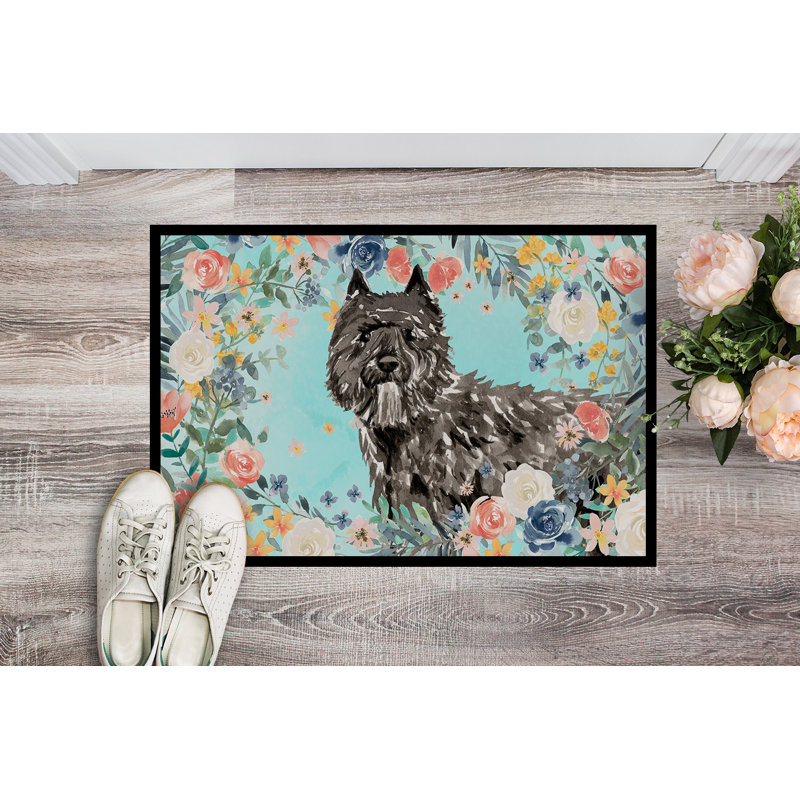 36 po x 24 po tapis de porte extérieur antidérapant Wimer, Bouvier des Flandres