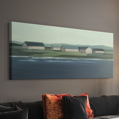 Lakeside Coast I - Toile tendue avec châssis - Prêt à accrocher