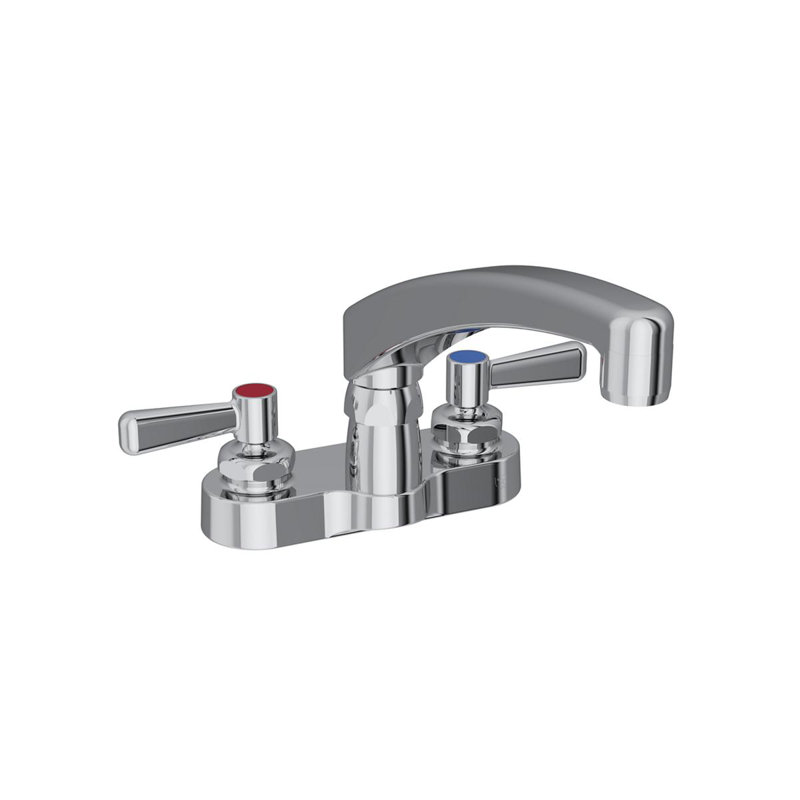 4" Centerset with Exposed Deck Faucet with 8" Arc Tube Spout 2" Lever Handles