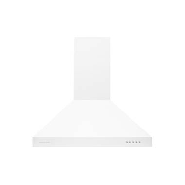 Hauslane 30 450 Cubic Feet Per Minute Convertible Wall Mount Range Hood  with Baffle Filter and Light Included