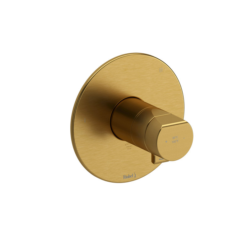Parabole 1/2 "Therm et pression équilibrée avec 5 fonctions, Or brossé
