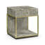 Geometric 1 - Drawer Solid Wood Nightstand