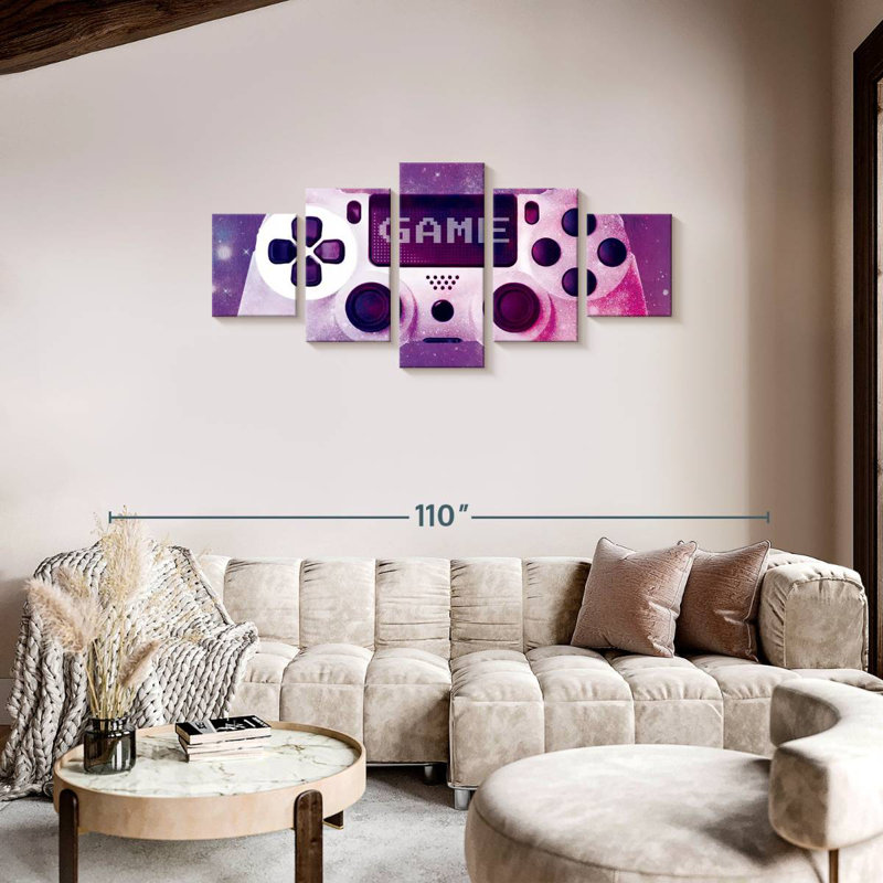 Cosmic Gamer, 34" H x 74" W