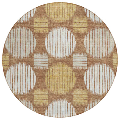 Maliana Washable Geometric Indoor / Outdoor Rug