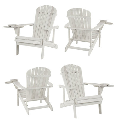 Chaise Adirondack en bois massif Colyn