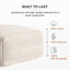 Iyanola 34'' Wide Square Geometric Pouf Ottoman-1334501688