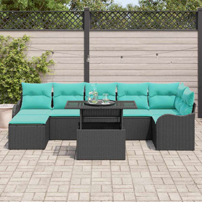 Ensemble de canapé de jardin avec coussin vidaXL 8 pièces vidaXL