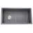 Pranav 34.25 " L Undermount and Drop-In Single Bowl Fireclay Kitchen Sink