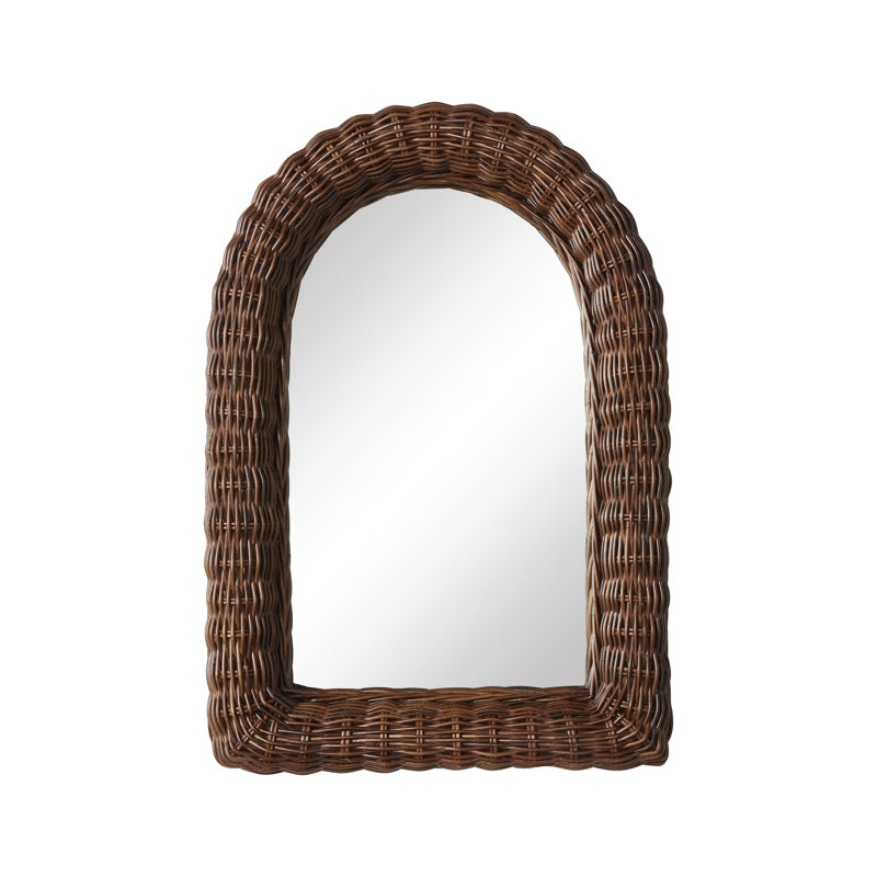 Kingston Arch Rattan Mirror