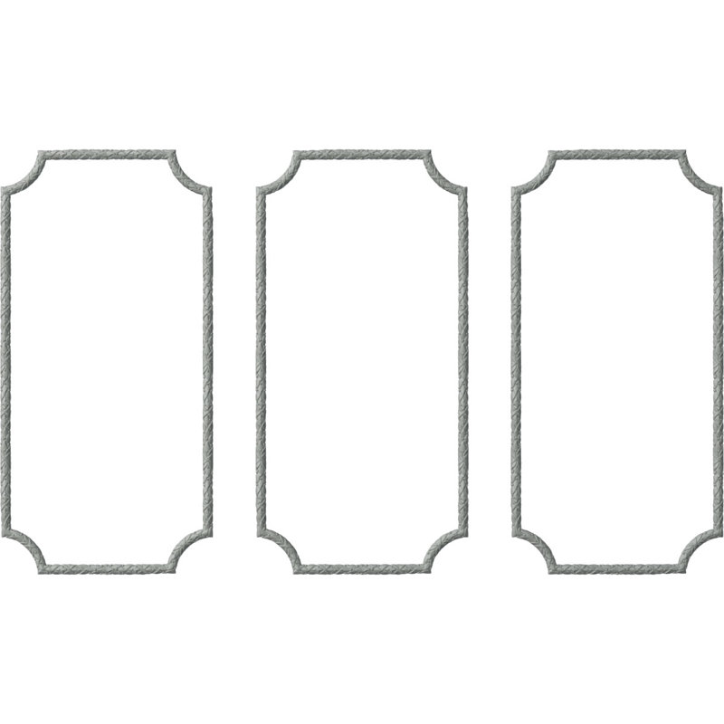 Ensemble de moulure pour panneau Dublin, L 24 po x H 48 po, Triple
