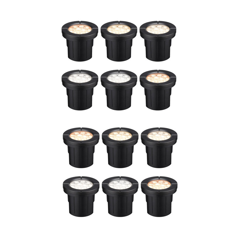 Lumière de puits à DEL basse tension câblée et creusée, 5 W, 1800 W / 2 700 K / 3 000 K / 5 000 K au choix