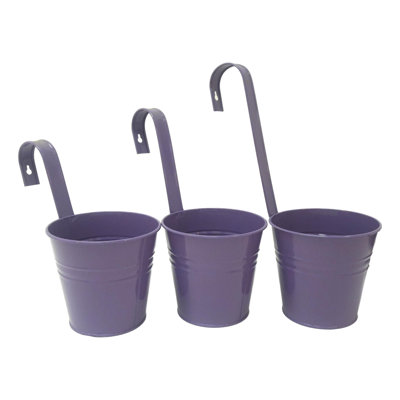 Aardsma Metal Railing Planter Set