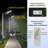 Solar Street Lights Outdoor, 12000LM Waterproof LED Solar Light