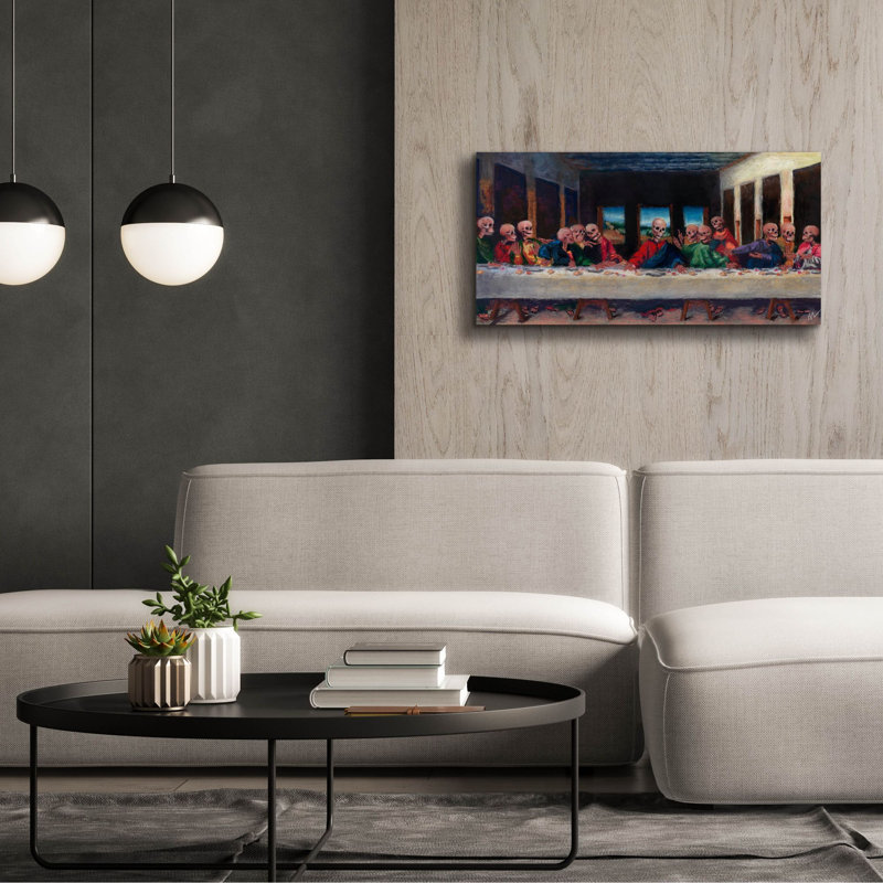 Alonzo Saunders Graffiti Sign Iv Canvas Art, H 20 po x l 40 po x P 1,5 po