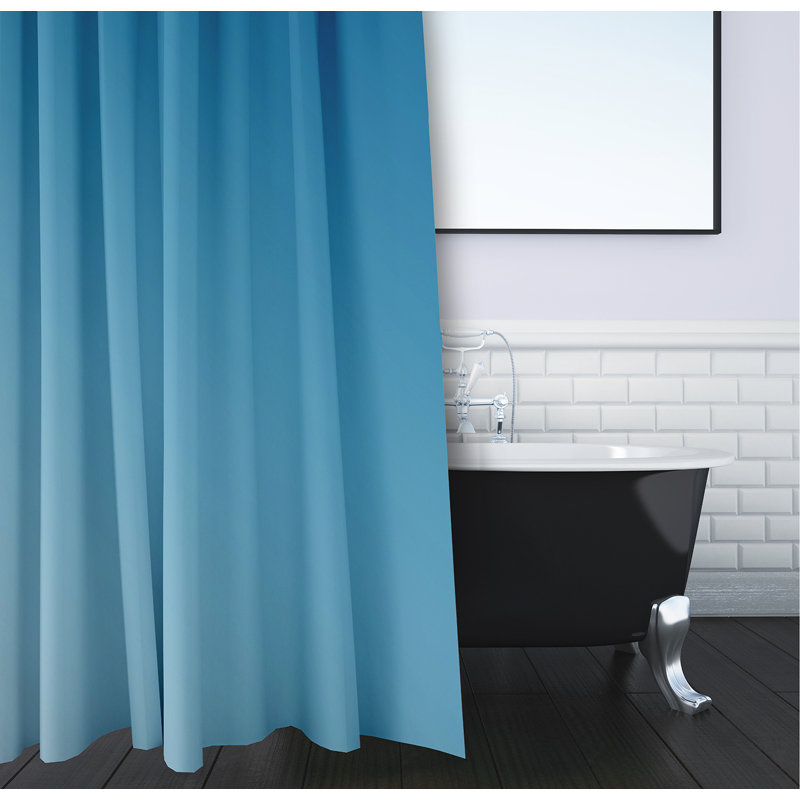Rideau de douche simple Clifford, Paon