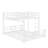 Twin Over Full L-Shaped Metal Bunk Bed-1250622002