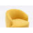 Swivel Accent Armchair Barrel Chair With Powder Coating Metal Ring-1122601868