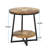 Modern Side Table,Rustic End Table,Round Coffee Table