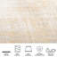 Tapis crème / doré Bethlyn-31358638