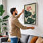Lotus Bloom Botanical - Wrapped Canvas-54587869-54587866