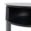 Table d'appoint ronde d'intérieur en métal à 3 niveaux avec armoire à porte coulissante-994624462