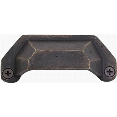 Emtek Sandcast Bronze Bin Pull 3" Center-to-Center