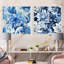 Beaucanton - Ensemble de 2 collages floraux carrés-101856282-101856283